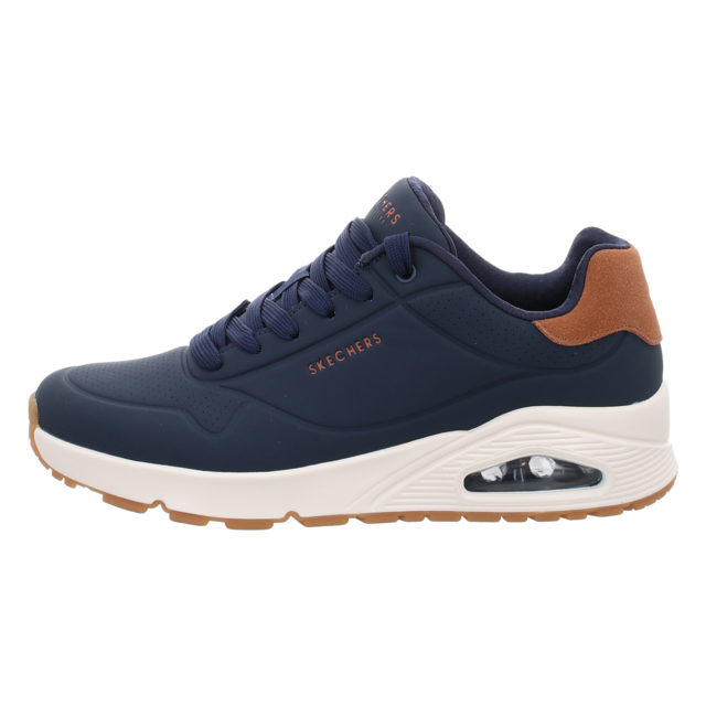 Skechers - 183004 NVY - UNO-Suited On Air - navy/chestnut - Sneaker