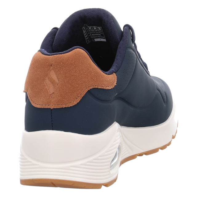 Skechers - 183004 NVY - UNO-Suited On Air - navy/chestnut - Sneaker