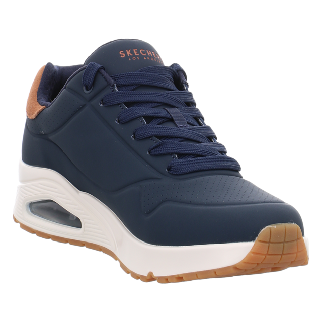 Skechers - 183004 NVY - UNO-Suited On Air - navy/chestnut - Sneaker
