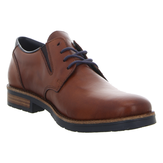 Rieker Herren Zehentrenner Braun - Komfortweite G Aus Rauleder