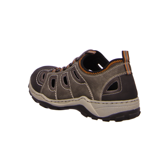 Rieker - 08065-02 - 08065-02 - grau-kombi - Slipper
