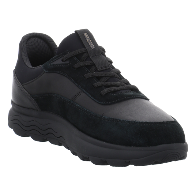 Geox - U56MPA-08522-C9999 - Spherica Plus - black - Schn�rschuhe