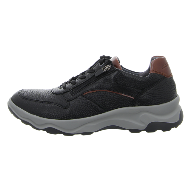Waldlufer - 718007-510-594 - H-Max - schwarz cognac - Schnrschuhe