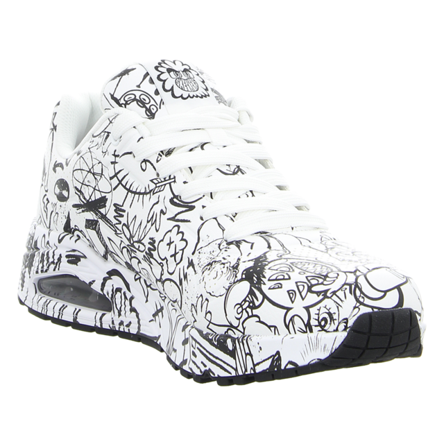Skechers - 183501 WBK - Uno-Process Sketch - white/black - Sneaker
