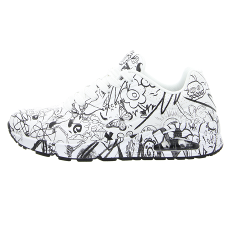 Sneaker - Skechers - Uno-Process Sketch - white/black