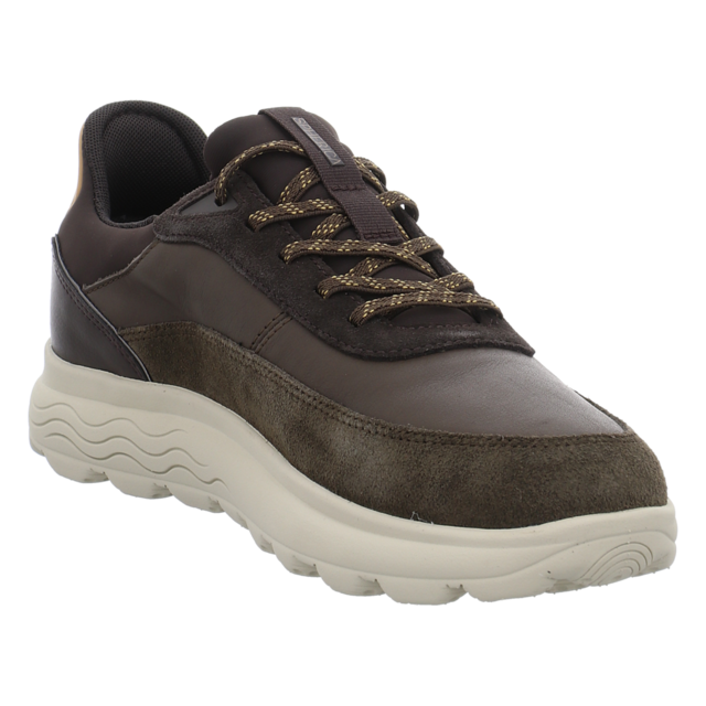 Geox - U56MPA-08522-C3208 - Spherica Plus - military/coffee - Schn�rschuhe
