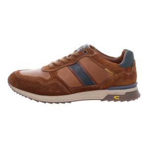 Sneaker - camel active - cognac/blau