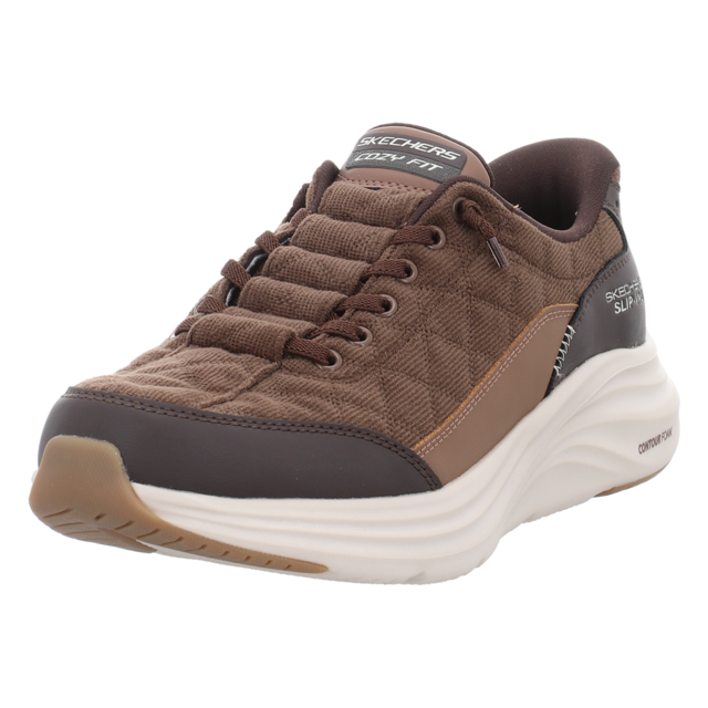 Skechers - 232618 BRN - Contour Foam - Cozy - brown - Slipper