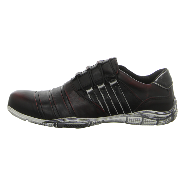 Kristofer - SP 215 BORDO V+CZARFLNABIALO - SP 215 BORDO V+CZARFLNABIALO - rot-kombi - Slipper