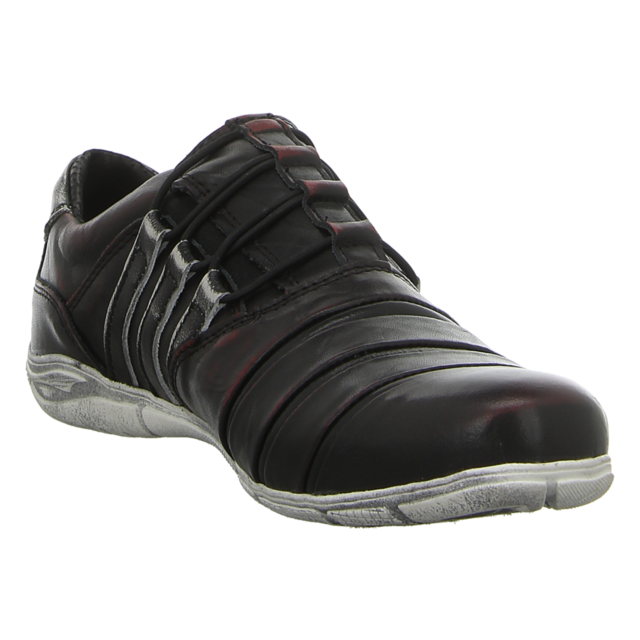 Kristofer - SP 215 BORDO V+CZARFLNABIALO - SP 215 BORDO V+CZARFLNABIALO - rot-kombi - Slipper