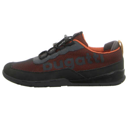 Sneaker - Bugatti - Moresby - dark red / dark grey