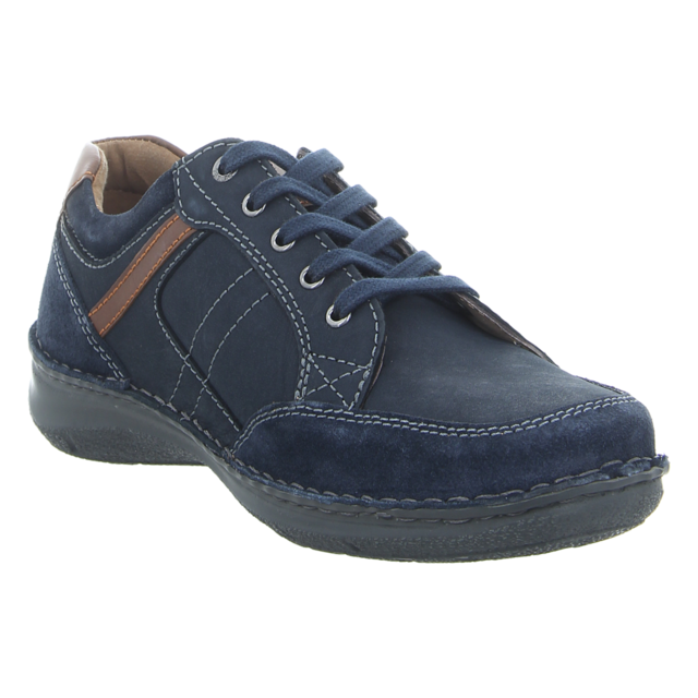 Josef Seibel - 43704-TE20913526 - Alfred 04 - indigo-kombi - Schnrschuhe