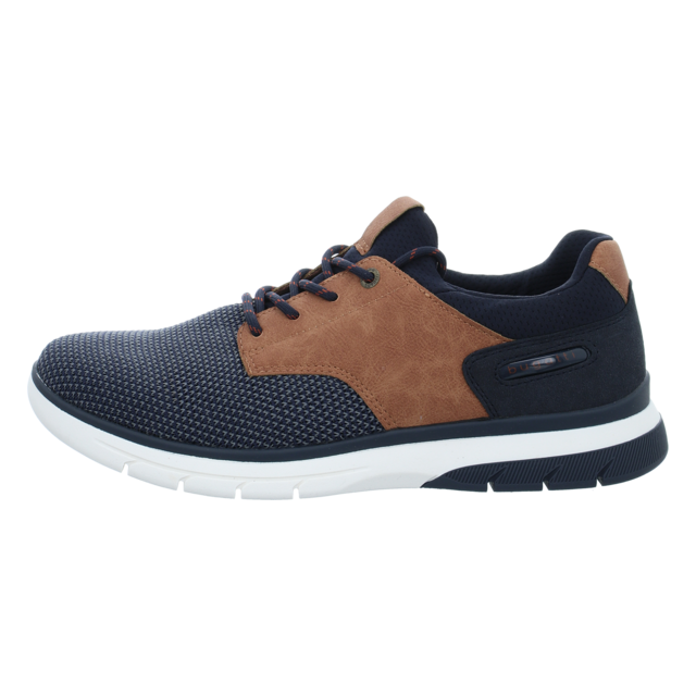 Bugatti - 335-AMT60-6950-4163 - 335-AMT60-6950-4163 - dark blue / cognac - Sneaker