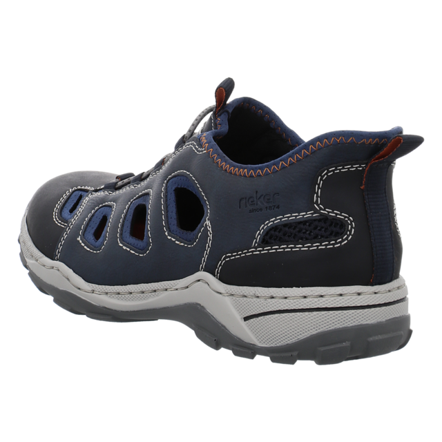 Rieker - 08078-14 - 08078-14 - blau - Slipper