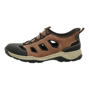 Slipper - Rieker - braun kombi