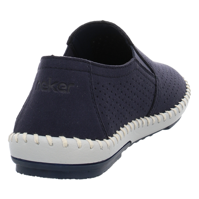 Rieker - B4555-14 - B4555-14 - blau - Slipper