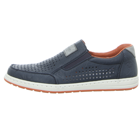 Slipper - Rieker - blau-kombi