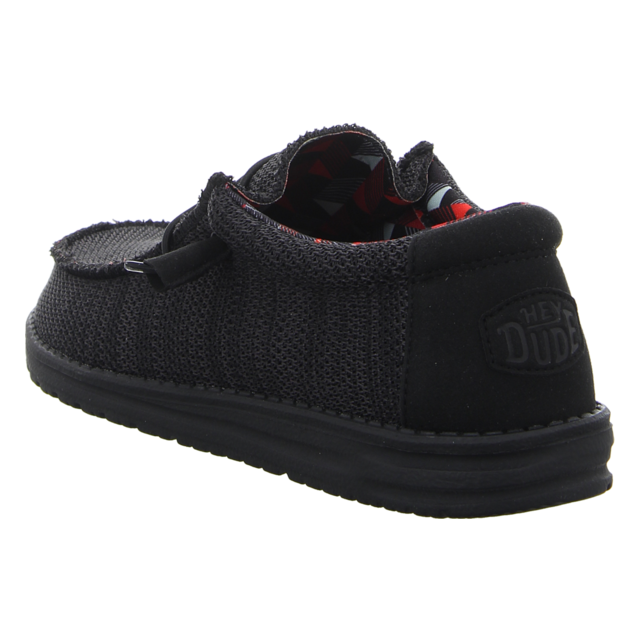 Hey Dude - 40019-0XD - Wally Sox - jet black - Schnrschuhe