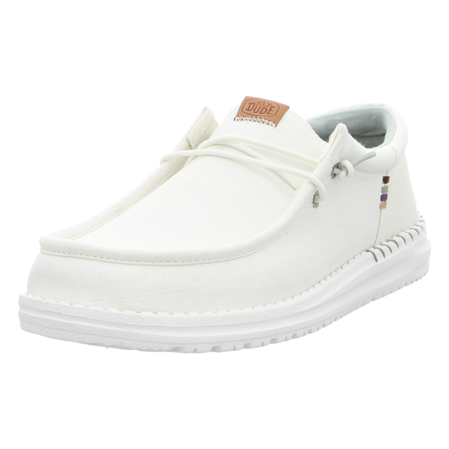 Hey Dude - 40677-1KA - Wally Funk Nylon - stone white - Schnrschuhe