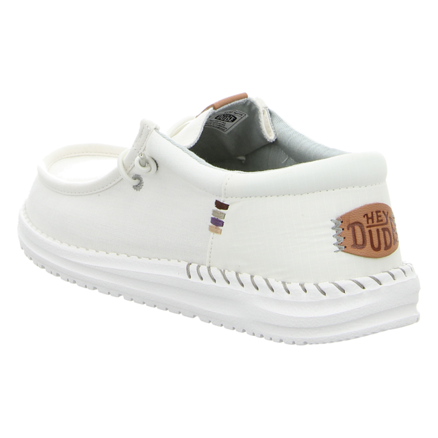 Hey Dude - 40677-1KA - Wally Funk Nylon - stone white - Schnrschuhe