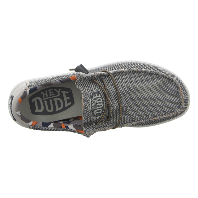 Hey Dude - 40161-008 - Wally Sox Stitch - asphalt - Schnrschuhe