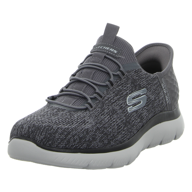 Skechers - 232469 CCBK - Summits-Key Pace - charcoal/black - Slipper