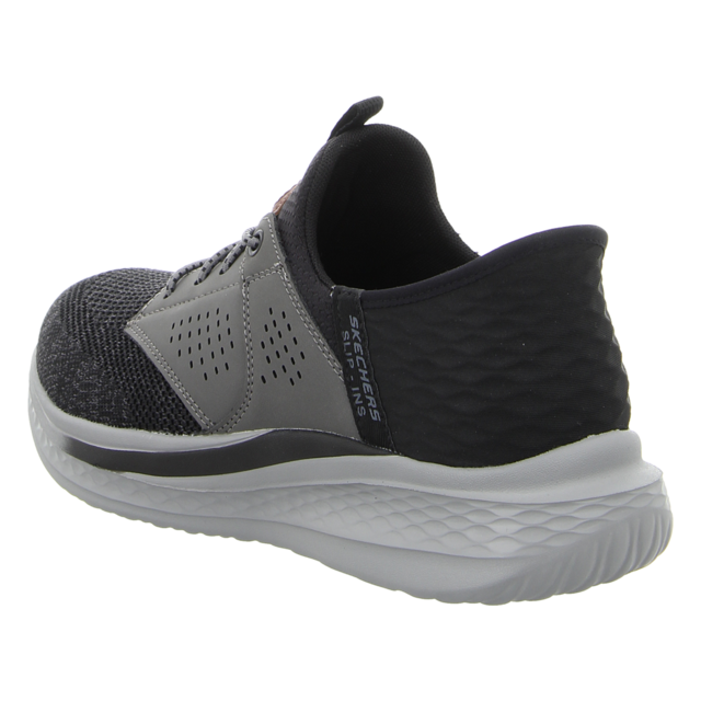 Skechers - 210889 BKGY - Slade-Caster - black gray - Slipper