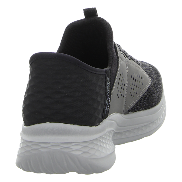 Skechers - 210889 BKGY - Slade-Caster - black gray - Slipper