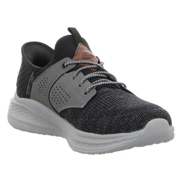 Skechers - 210889 BKGY - Slade-Caster - black gray - Slipper
