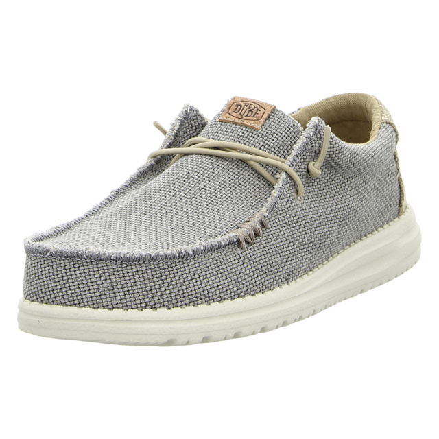 Hey Dude - 40003-1YF - Wally Braided - flannel grey/olive grey - Schn�rschuhe