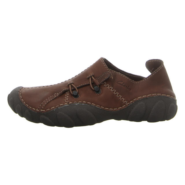 Clarks Herren Slipper Mamo Spirit in braun | Schuhfachmann