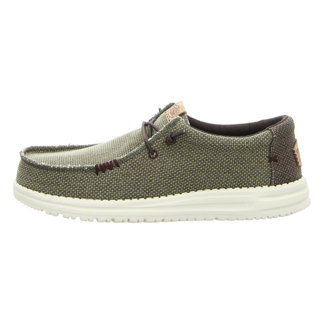 Hey Dude - 40003-3CI - Wally Braided - brunt olive/delicioso brown - Schn�rschuhe