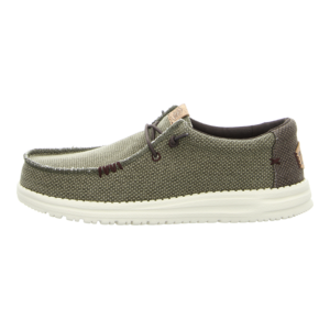 Schn�rschuhe - Hey Dude - Wally Braided - brunt olive/delicioso brown
