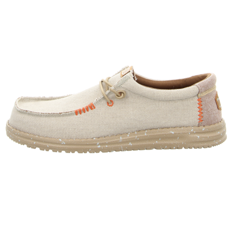 Schnrschuhe - Hey Dude - Wally Coastline Jute - silver