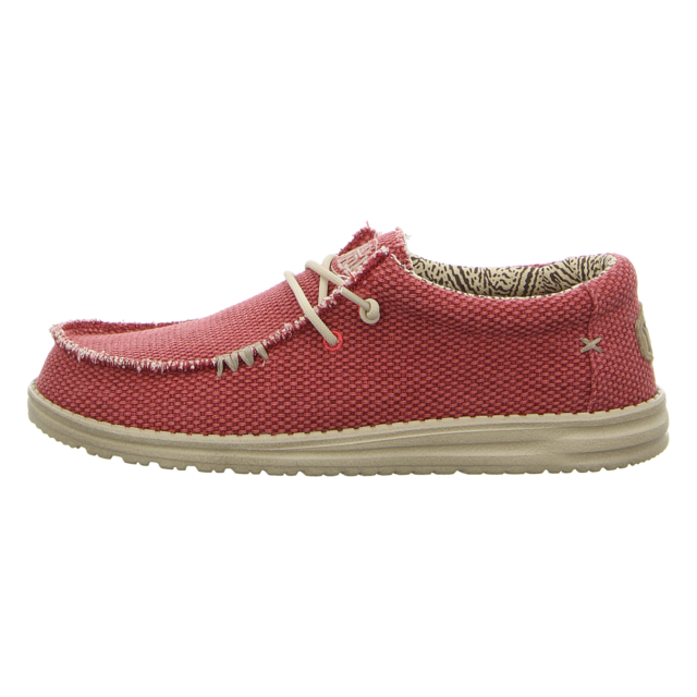 Hey Dude - 40003-6VP - Wally Braided - pompeian red - Schnrschuhe