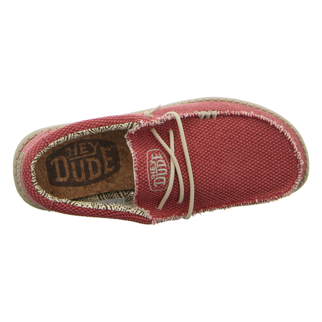 Hey Dude - 40003-6VP - Wally Braided - pompeian red - Schnrschuhe