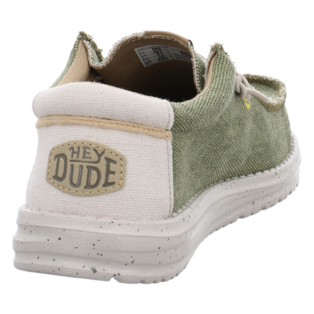 Hey Dude - 40952-337 - Wally Coastline - olive - Schnrschuhe