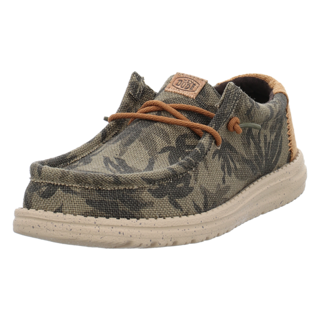 Hey Dude - 43087-3ZX - Wally Palm - burnt olive/ginger brown - Schnrschuhe