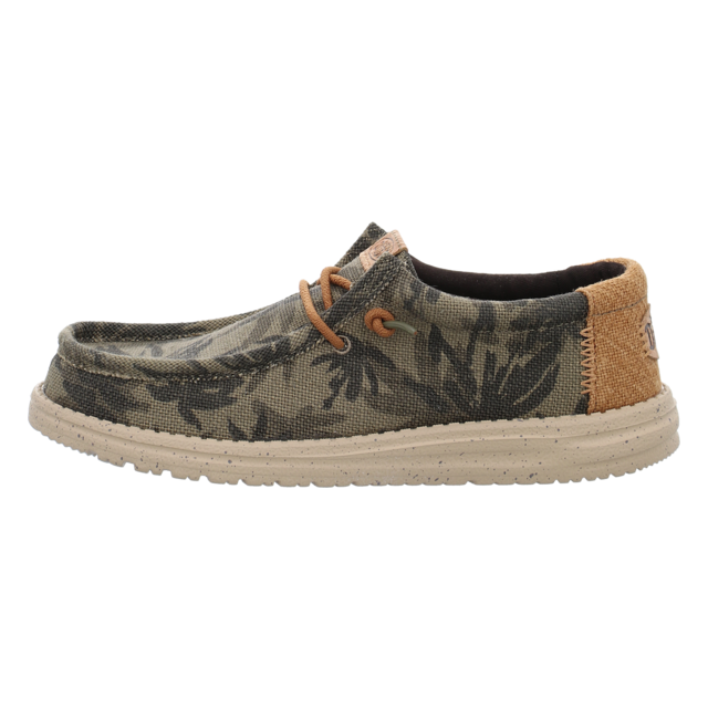 Hey Dude - 43087-3ZX - Wally Palm - burnt olive/ginger brown - Schnrschuhe