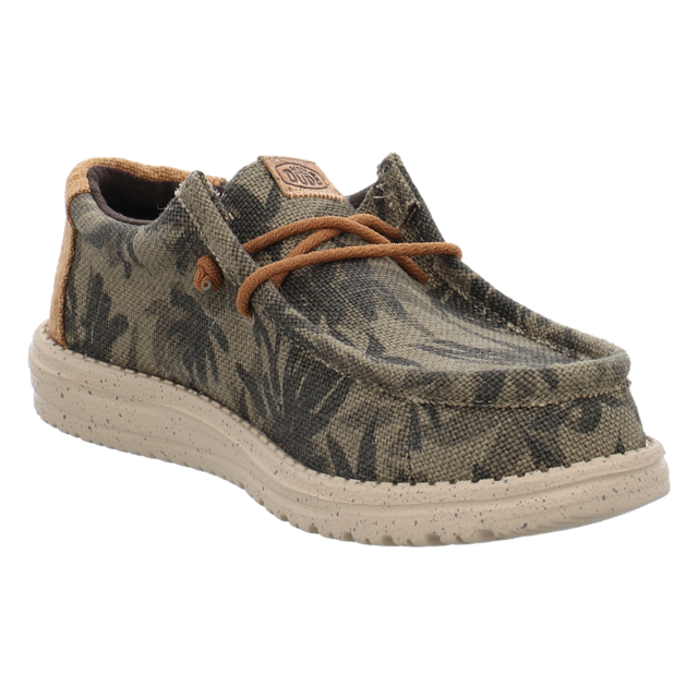 Hey Dude - 43087-3ZX - Wally Palm - burnt olive/ginger brown - Schnrschuhe
