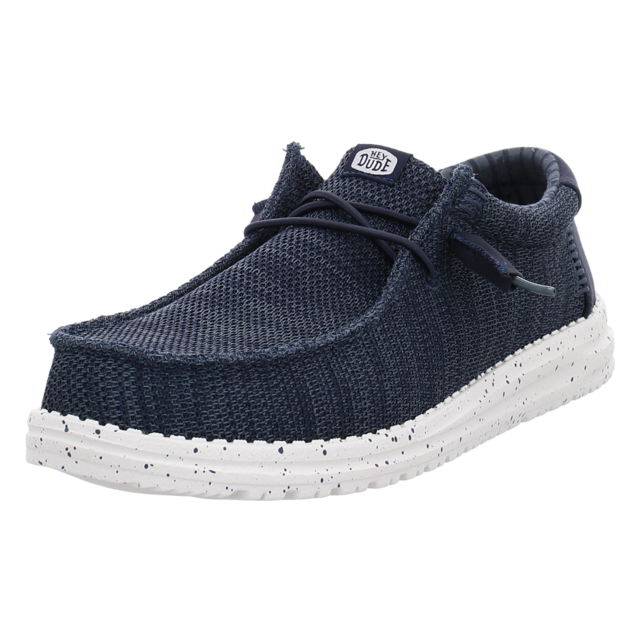 Hey Dude - 41898-410 - Wally Stretch Sox - navy - Schnrschuhe