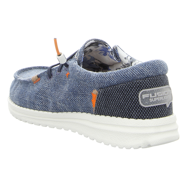 Fusion - JACK rought linen ocean - Jack - ocean - Schnrschuhe