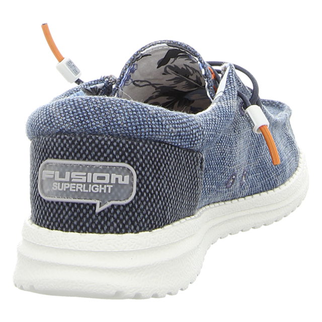 Fusion - JACK rought linen ocean - Jack - ocean - Schnrschuhe