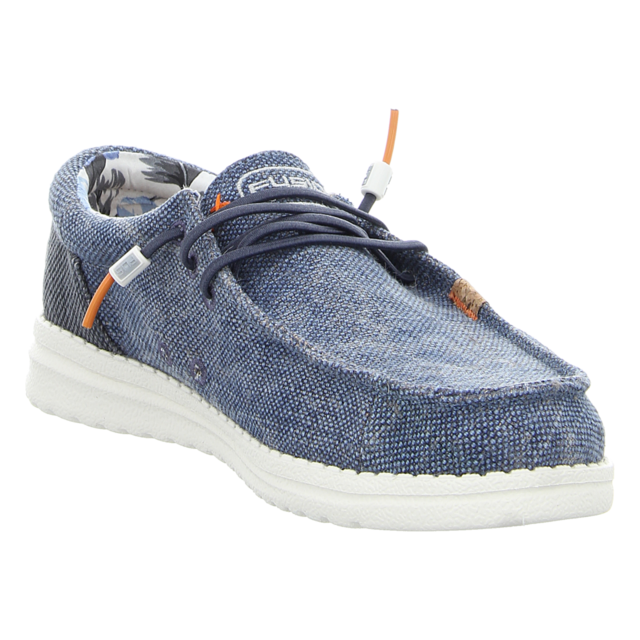Fusion - JACK rought linen ocean - Jack - ocean - Schnrschuhe