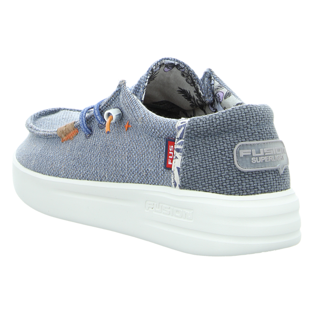 Fusion - JACK high raw jute ocean - Jack - ocean - Schnrschuhe