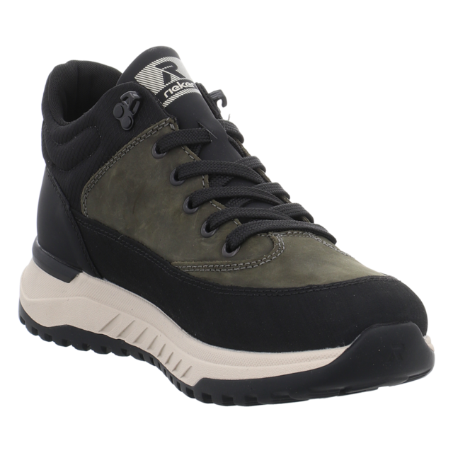 Rieker - U0173-54 - U0173-54 - gr�n kombi - Schn�rschuhe