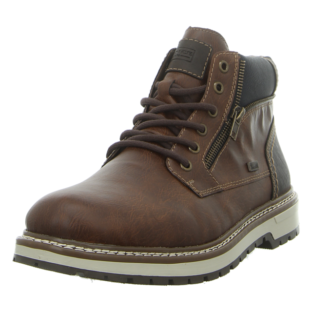 Rieker - F3830-25 - F3830-25 - braun-kombi - Stiefeletten
