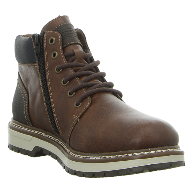 Rieker - F3830-25 - F3830-25 - braun-kombi - Stiefeletten