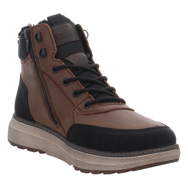 Rieker - B5546-26 - B5546-26 - braun kombi - Stiefeletten
