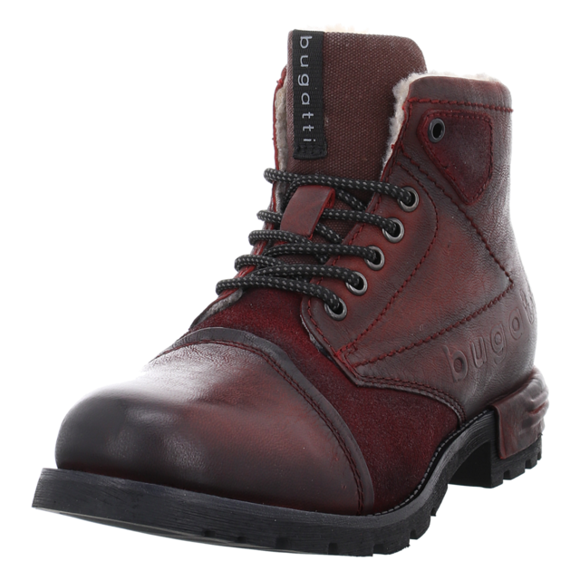 Bugatti - 321-6115N-3514-3131 - 321-6115N-3514-3131 - dark red / dark red - Stiefeletten